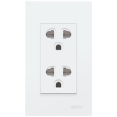 Royu WD913 Duplex Universal Outlet with Ground & Shutter Set 15A (Wide) | Royu by KHM Megatools Corp.